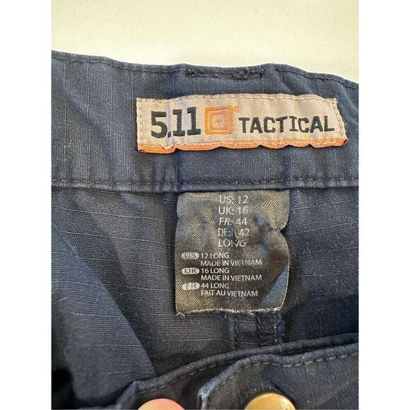5.11 Tactical ABR™ Pro Rip Stop Pants Navy Women’s Sz 12 - Picture 6 of 6